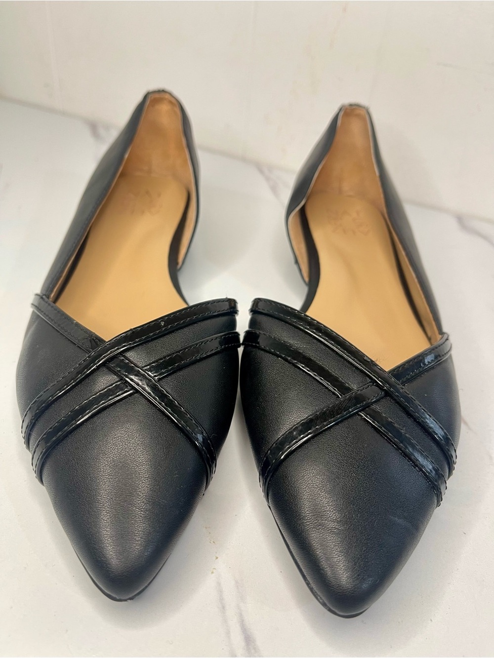 Naturalizer Women's Black Paden Pump - flats Pointed Toes Dressy Shoes Size 7.5M - Picture 2 of 9